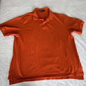 Polo By Ralph Lauren Orange Polo Men 2XB